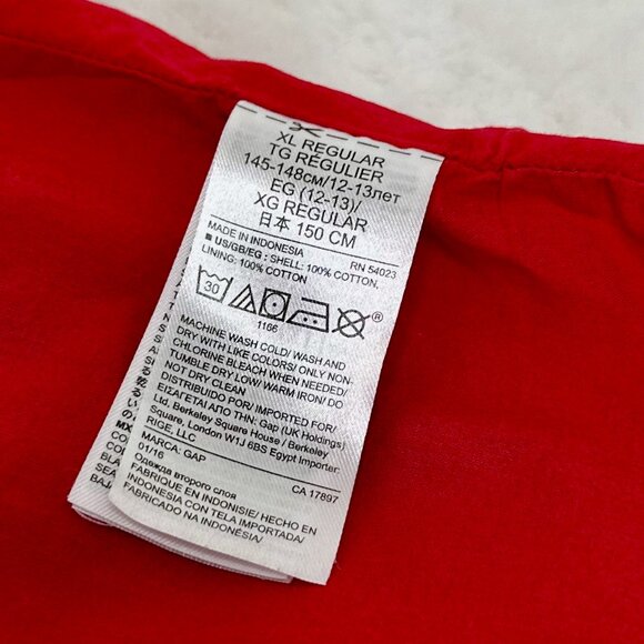 GAP Kids Girls Red Star Print Skirt - Picture 4 of 4